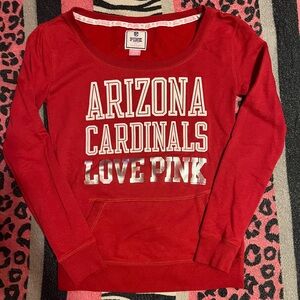 Vintage PINK Victoria's Secret Arizona cardinals sweatshirt